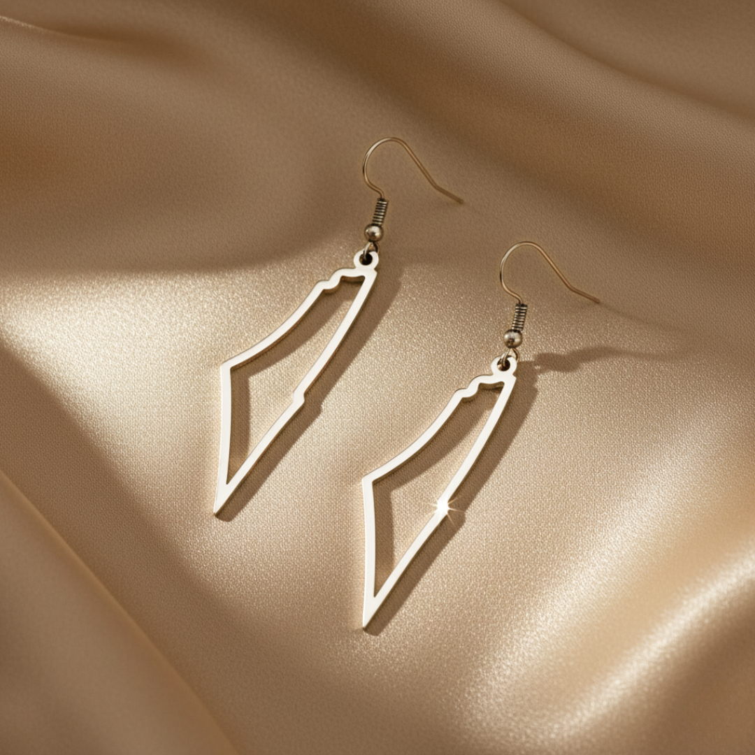 Barakah Palestine Outline Earrings