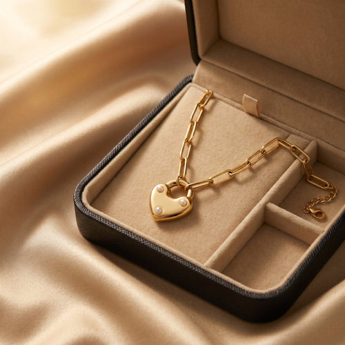 Amana Heart Lock Pendant