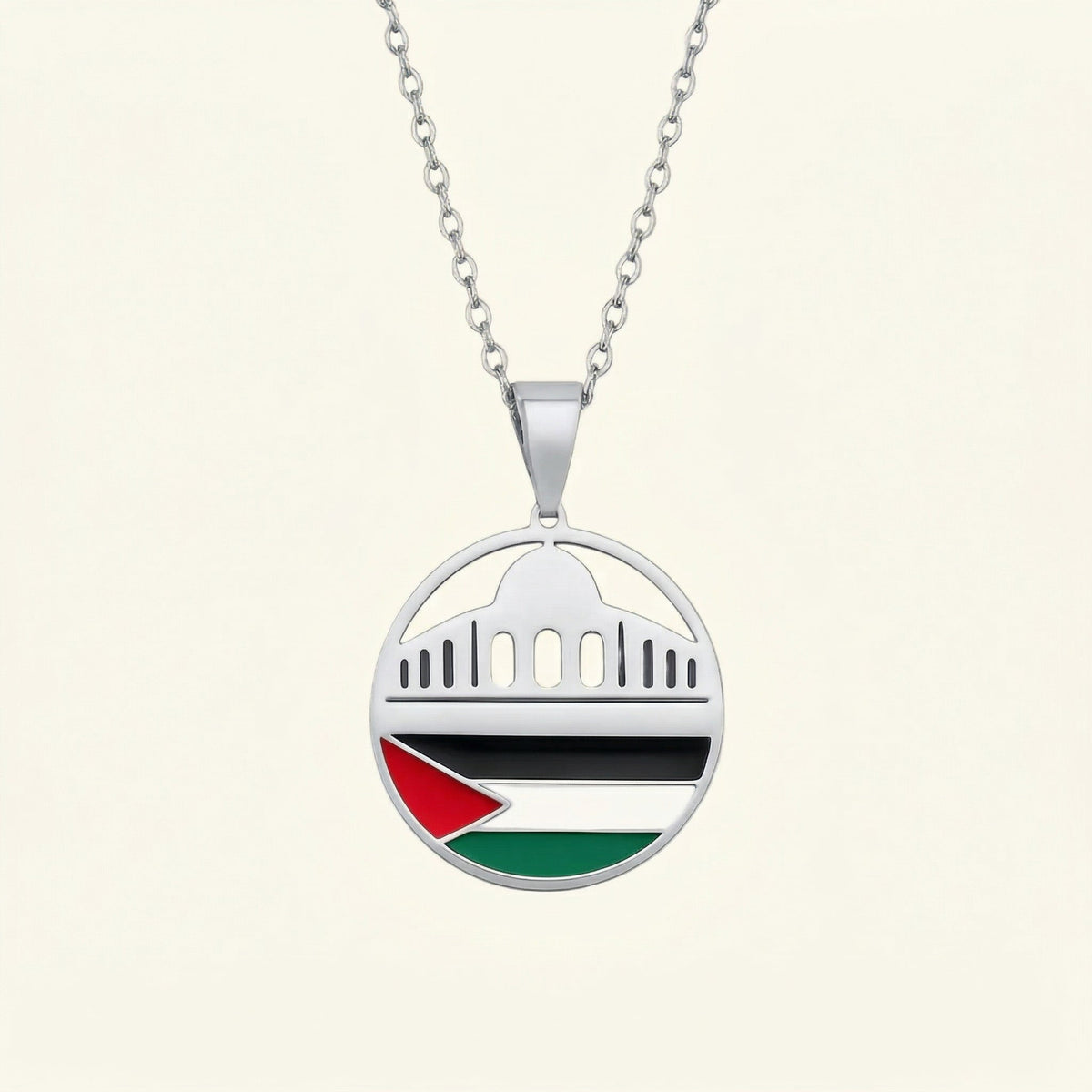 Barakah Palestine Mosque Necklace
